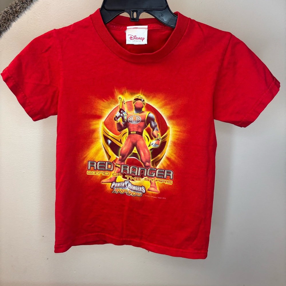 Power Rangers Ninja‎ Storm Disney Store Vintage T-Shirt Youth Size XS 4/5